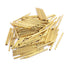uxcell 100pcs R100-3S 1.67mm Dia 29.5mm Length Metal Test Probe Needle Cover Gold Plated...