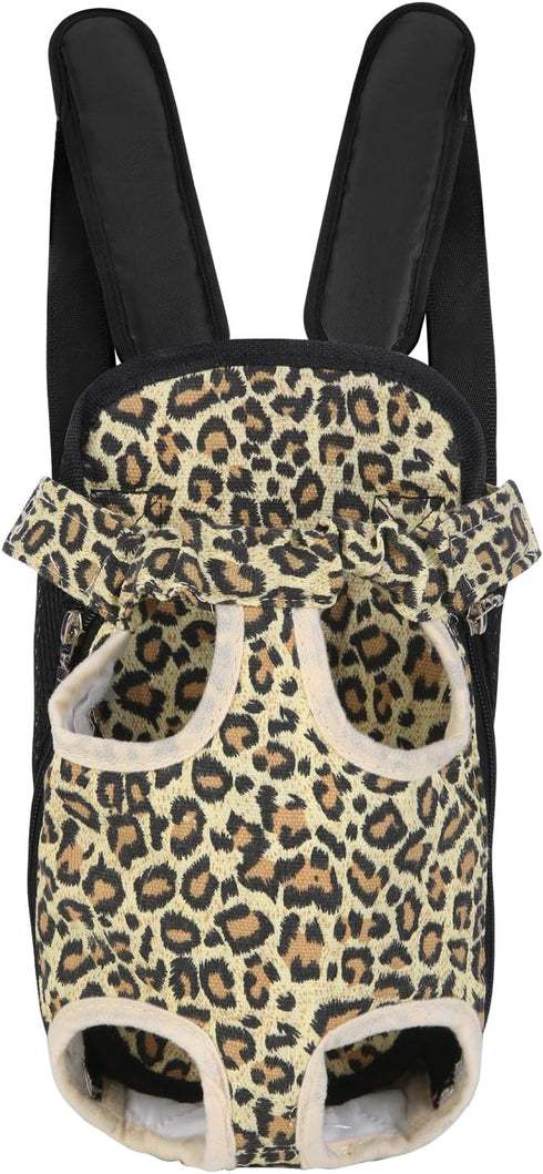 Dog Cat Backpack Carrier, Dog Carrier Comfortable for Small Medium Dogs, Pet Dog Front Chest Carriers Backpacks, Puppy Carrier Sling Backpack, Hol...