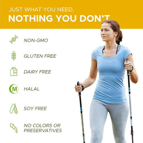 Noor Vitamins Halal Vitamin D, Halal Vitamin D3, 5000 IU Softgels, Supports Bone, Immune & Heart Health, from Safflower Oil to Maximize Absorption...