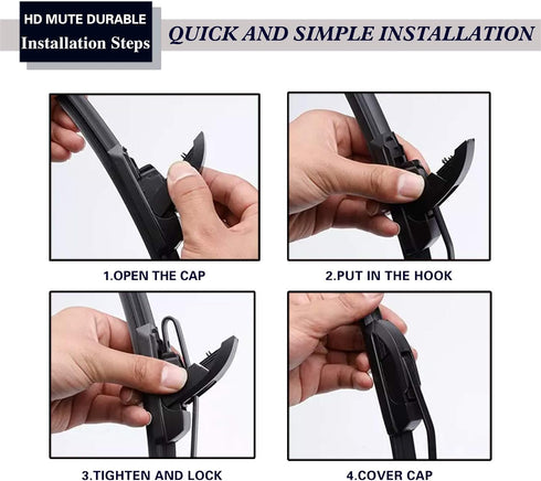 OEM Quality 22in + 22in Premium All-Season Windshield Wiper Blades for Original Equipment Replacement(Set of 2)...