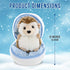Snowball Stuffed Surprise Zip Up Stuffed Animal – 6 inch Cute & Soft Plush Animal Toy – Perfect for Friends and Family All Ages Christmas Thanksgi...