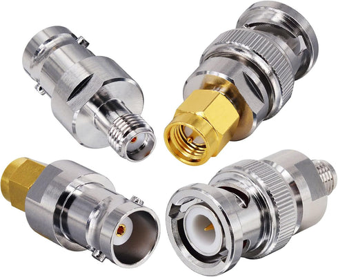 Onelinkmore BNC to SMA Coax Adapter for Baofeng UV-5R Ham Radio, HT Antenna, Scanner, SDR Dongle...