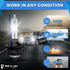 SOCAL-LED LIGHTING D4S 35W Xenon HID Headlight Bulbs - 10000K Deep Blue - 66440 42402 42402WX OEM High Low Beam Direct Replacement - Pack of 2...
