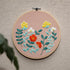 Meecaa Flowers Grass Leaves Embroidery Kit Starter Set, Hand Embroidery Set,Pattern Printed Cross Stitch Set for Beginner Adults, with Embroidery ...