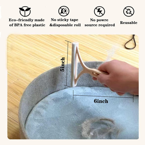 Dog Hair Remover for Couch, Cat Fur Removal Tool for Furniture, Pet Hair Remover Cleaner Brush for Clothes, Carpet, Bedding, Car, Reusable Scraper...