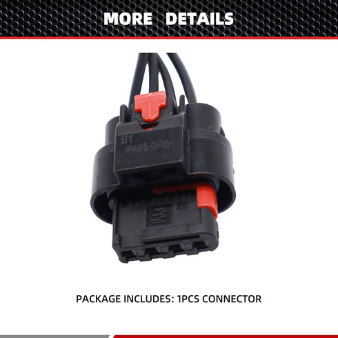 HiSport 68225125AA Connector Pigtail Compatible with Dodge Dart Radiator Active Grille Shutter Harness...
