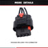 HiSport 68225125AA Connector Pigtail Compatible with Dodge Dart Radiator Active Grille Shutter Harness...