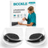 2Layers Adjustable Orthopedic Heel Wedge Inserts,Upgrade Poron Heel Pads Insoles,Max Anti-Shock Heel Cushion for Supination,Pronation Correction,B...