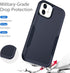 Compatible with iPhone 12 Case and 12 Pro Case, Heavy Duty Protection Shockproof Dropproof Dustproof Anti-Scratch Phone Case Cover for 12 and 12 P...