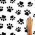 Hi Sasara 30 Sheets Large 20 x 28 inch Dog Paw Print Tissue Paper Bulk Black and White Dog Paw Print Tissue Paper for Gift Bags Dog Paw Print Tiss...