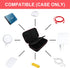 Canboc Hard Electronic Organizer Travel Case Electronics Accessories Cable Gadget Wire Storage Tech Bag Double Layer Shockproof Box for Charger Co...