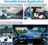 Suction Cup Mount for Insta360 One X4 X3 X2 Go3, Car Windshield Window Sunroof Mount with Phone Holder Adapter Compatible with GoPro Hero 12 11 10...