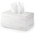 Ilyapa Wood Tissue Box Cover Rectangular - Rustic Farmhouse White Wooden Tissue Holder...