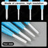 4Pcs Ceramic Screwdriver Adjusting Screwdriver Slotted Screwdriver Set Plastic Ceramic Screwdriver for High Frequency Circuit Adjustment...