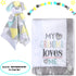 30x40 Fleece Baby Nursery Blanket with Satin Trim for Boys, Girls, and Unknown Gender Baby (Grandma's Love)...
