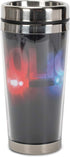 Police Officer Prayer Come Home Safely 16 Ounce Stainless Steel Travel Mug with Lid...