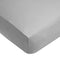 TL Care 100% Natural Cotton Fitted Crib Sheet 52" x 28" - Soft, Breathable, Hypoallergenic & Gentle Toddler Bed Sheet, Gray, Neutral for Boys & Gi...