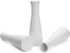 Tall Conic Composite Plastics Flower Vase, Small Bud Decorative Floral Vase Home Decor Centerpieces, Arranging Bouquets, Connected Tubes (Wide Cal...