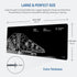 Mouse Pad Desk Mat Gaming Large Keyboard Cute Office Desktop Computer Laptop Black XXL Long Giant Big Cool Modern Design Unique for Women Girls Me...