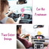A1diee 2Pcs Preppy Tassel Car Air Freshener Yellow Pink Smile Car Hanging Slices with Tassel Boho Y2K Car Rearview Mirror Charm Scented Pendant Es...