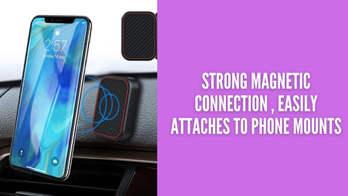 Phone Holder Car 8 Pack Metal Plate with 3M Adhesive Sticker Universal for Car Magnetic Phone Mount......