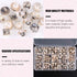 Swpeet 150Pcs 15 Types Beautifu Sew in Faux Pearl Buttons Sewing Crafts with Shank Cover Up Buttons for Clothes Shirts Suits Coats Sweaters Storag...