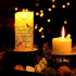 Memorial Candles Memorial Gifts LED Memorial Candles for Loss of Loved One Sympathy Flameless Candles Bereavement Gifts Battery Candles for Prayer...