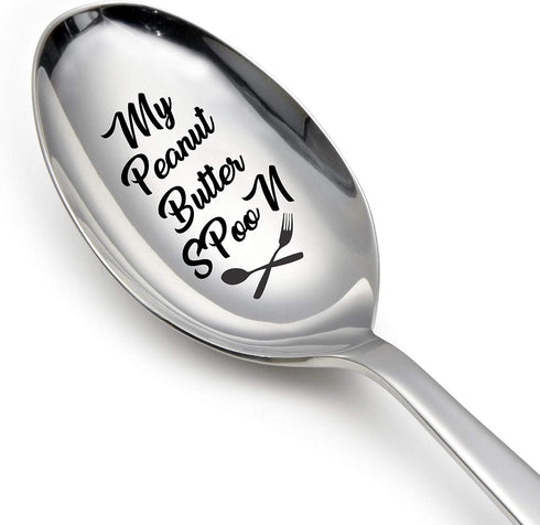 Seyal® My Peanut Butter Spoon Gift - Love gifts -unique gifts - Gift for her - Gift for him - christmas gift - funny gifts - peanut butter lover g...