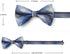 HISDERN Bow Ties for Men Pre-Tied Bow Tie Set Handkerchief & Cufflinks Plaid Classic Formal Bowtie for Party Wedding...