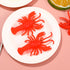 Totority Lobster Toy, Mini Red Lobster 12Pcs TPR Rubber Lobster Models Fake Crawfish Decorations Early Educational Toys Party Supplies...