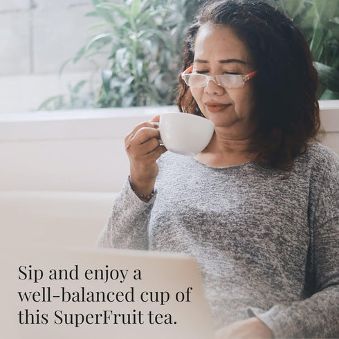 The Republic of Tea Organic Blueberry Green Superfruit Tea, 50 Tea Bag Tin...