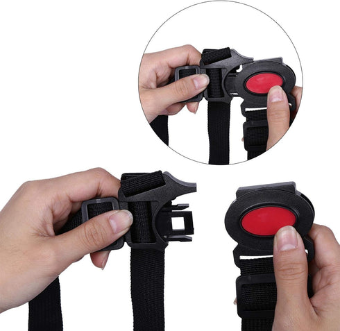Baby Chair Safety Harness, Durable Baby Stroller Safety Belt, Adjustable 5 Point Harness for Baby Stroller Pushchair Children High Chair Buggy Saf...