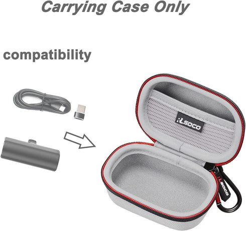 RLSOCO Case for iWALK Mini Portable Charger 4500mAh/4800mAh Ultra-Compact Power Bank (Case Only) (Silver)...
