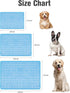 Dog Cooling Mat, Self-Cooling Ice Silk Cooling Mat for Dogs, Washable Portable & No Gel Pet Soft Pad | Aqua Blue,L...