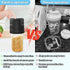 Electric Mason Jar Vacuum Sealer - 85kPa Strong Suction Vacuum Sealing Machine with Regular and Wide Mouth Mason Jar Lids - Silent Rechargeable Po...