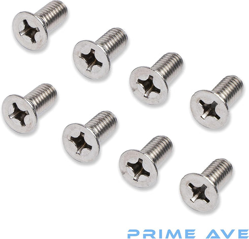 Stainless Steel Brake Disc Rotor Screws Compatible/ Replacement For Acura & Honda 936-000-601-40-H (Pack of 8)...