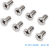 Stainless Steel Brake Disc Rotor Screws Compatible/ Replacement For Acura & Honda 936-000-601-40-H (Pack of 8)...