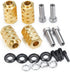 RCLIONS 12mm Brass Wheels Spacers +20mm Extension Wheel Hubs Hex for TRX4 1/10 RC Crawler Truck Car...