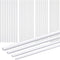 Outus 80 Pcs ABS Plastic Tube White Bars Rod Hollow Tubing Connector Plastic Rod for DIY Crafts Sand Table Architectural Model Making, 4 Sizes (Ro...