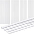 Outus 80 Pcs ABS Plastic Tube White Bars Rod Hollow Tubing Connector Plastic Rod for DIY Crafts Sand Table Architectural Model Making, 4 Sizes (Ro...