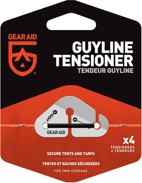 GEAR AID Guyline Tensioner Use to Quickly Secure Tents, Tarps, and Set Up a Taut Clothesline at Camp...