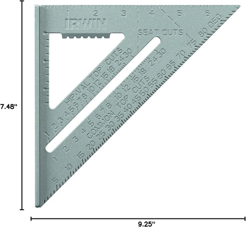 IRWIN Tools Rafter Square, Aluminum, 7-Inch (1794464)...