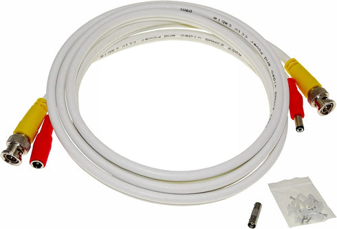 New Pre-Made All-in-One Siamese RG59 BNC Video and Power CCTV Security Camera Cable for HD AHD DVR SDI Camera Connection (RG 59 HD Cable, 1X6.6ft)...