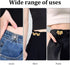 8 Sets Pant Waist Tightener,Adjustable Detachable Decorative Waist Buckles, Jeans Buttons for Loose Jeans,Crystal Pants Clips for Waist (Gold)...