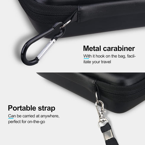 Lacdo Hard Drive Carrying Case for LaCie Rugged Mini/Rugged Thunderbolt USB 3.0 2.0 USB-C External Hard Drive Portable HDD 1TB 2TB 4TB 5TB EVA Sho...