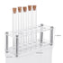 Ackers Transparent Acrylic Test Tube Bottle Small Glass Holder,Built-in Handle, 12 Tube Capacity, 0.7" (18mm) Holes for 10ML Test Tubes...