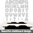150 PCS Large 7" Font Silver Letters and Punctuation Set Glitter Bulletin Board Poster Alphabet Cutout for Classroom School Display A Great Helper...