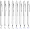 BAYTORY 8Pcs Fine Point Erasable Gel Pens, 0.5mm Retractable Black and Blue Ink Pen, Smooth Writhing Comfortable to Use for Taking Marking Planner...