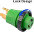 RVGUARD 50 Amp to 30 Amp RV Adapter Plug with Locking Connector, 14-50P to L5-30R...