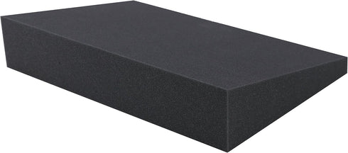 DeluxeComfort Foam Stress Relief Wedge, 15" x 10" x 1"- 3" Rise - Sciatica Nerve Medical Wedge Cushion - Tailbone Support - Therapeutic Back Pain ...